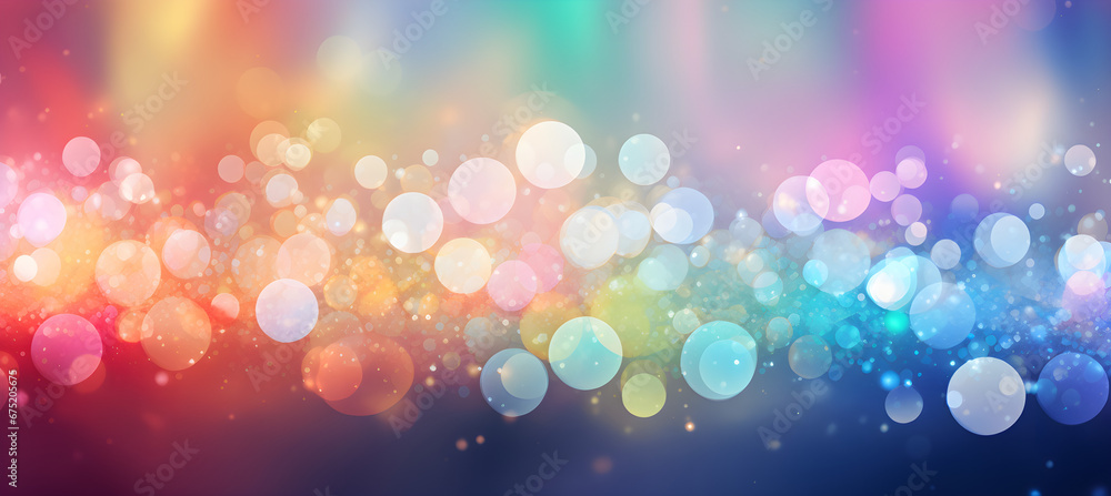 Obraz premium rainbows boke background