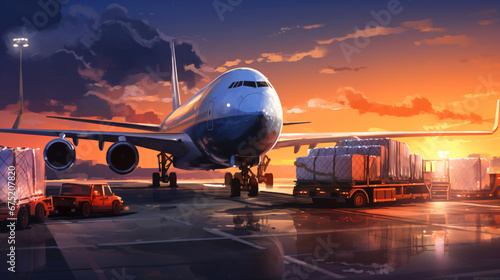 Air freight forwarding industry.