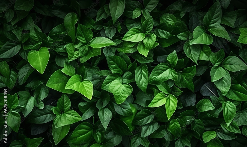 Natural leaves green plants using as spring or summer, Generative AI Natural leaves green plants using as spring or summer, Generative AI