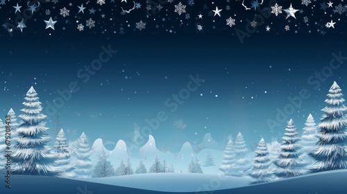 Christmas background banner frame header background © UsamaR