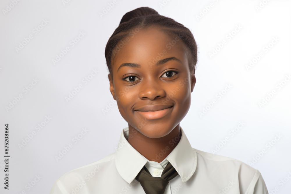 a woman in a white shirt and tie a woman in a white shirt and tie