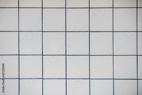 white tile background