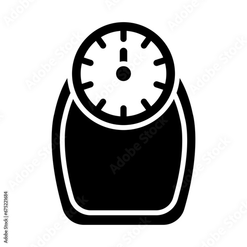 Weight Glyph Icon Design