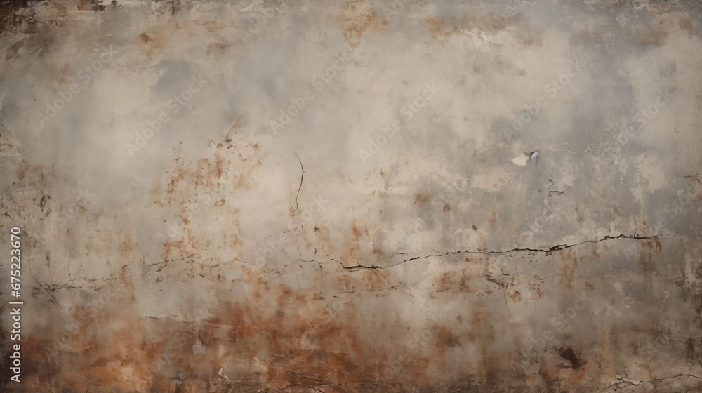 Worn and Torn Distressed Grunge Background with Vintage Flair - Created using Generative AI