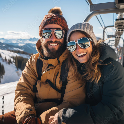 snowboarders  skiers in the mountains  winter snowy slope  sport  active recreation  lifestyle  people  skiing  snowboarding  athlete  portrait  warm clothes  vacation  travel  nature