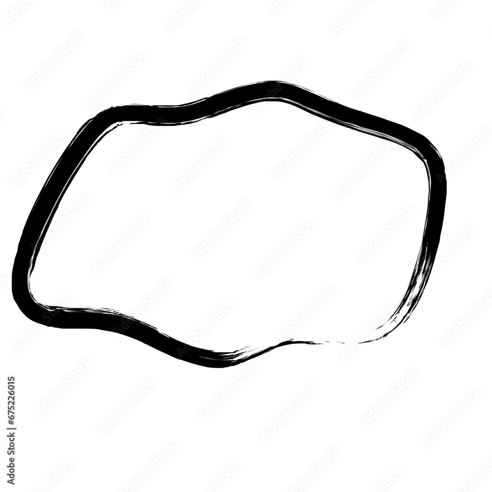 Abstract Hand Drawn Fluid Grunge Stroke Line Shape Abstract Hand Drawn Fluid Grunge Stroke Line Shape