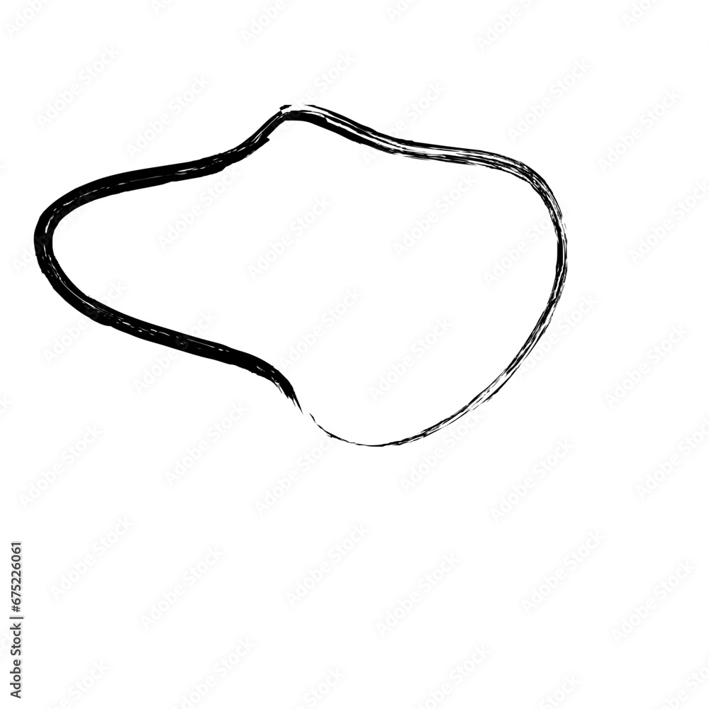 Abstract Hand Drawn Fluid Grunge Stroke Line Shape Abstract Hand Drawn Fluid Grunge Stroke Line Shape