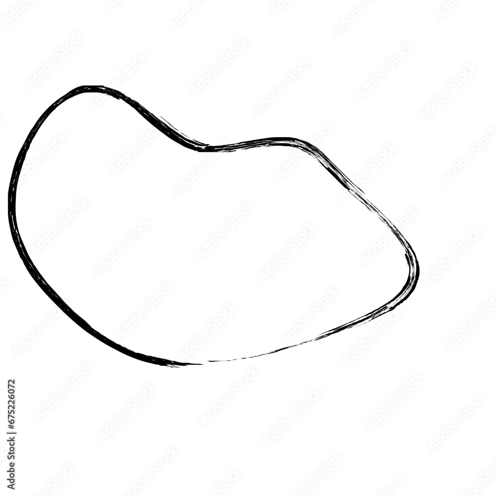Abstract Hand Drawn Fluid Grunge Stroke Line Shape Abstract Hand Drawn Fluid Grunge Stroke Line Shape