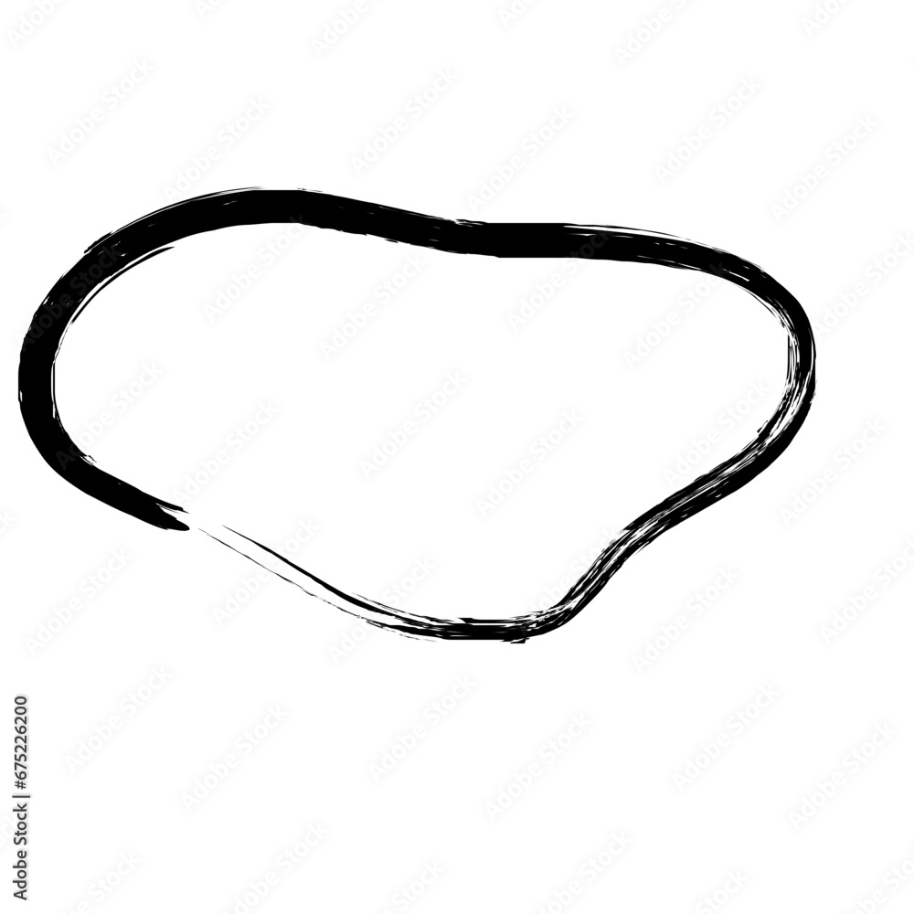 Grunge Abstract Hand Drawn Fluid Stroke Line Shape Grunge Abstract Hand Drawn Fluid Stroke Line Shape