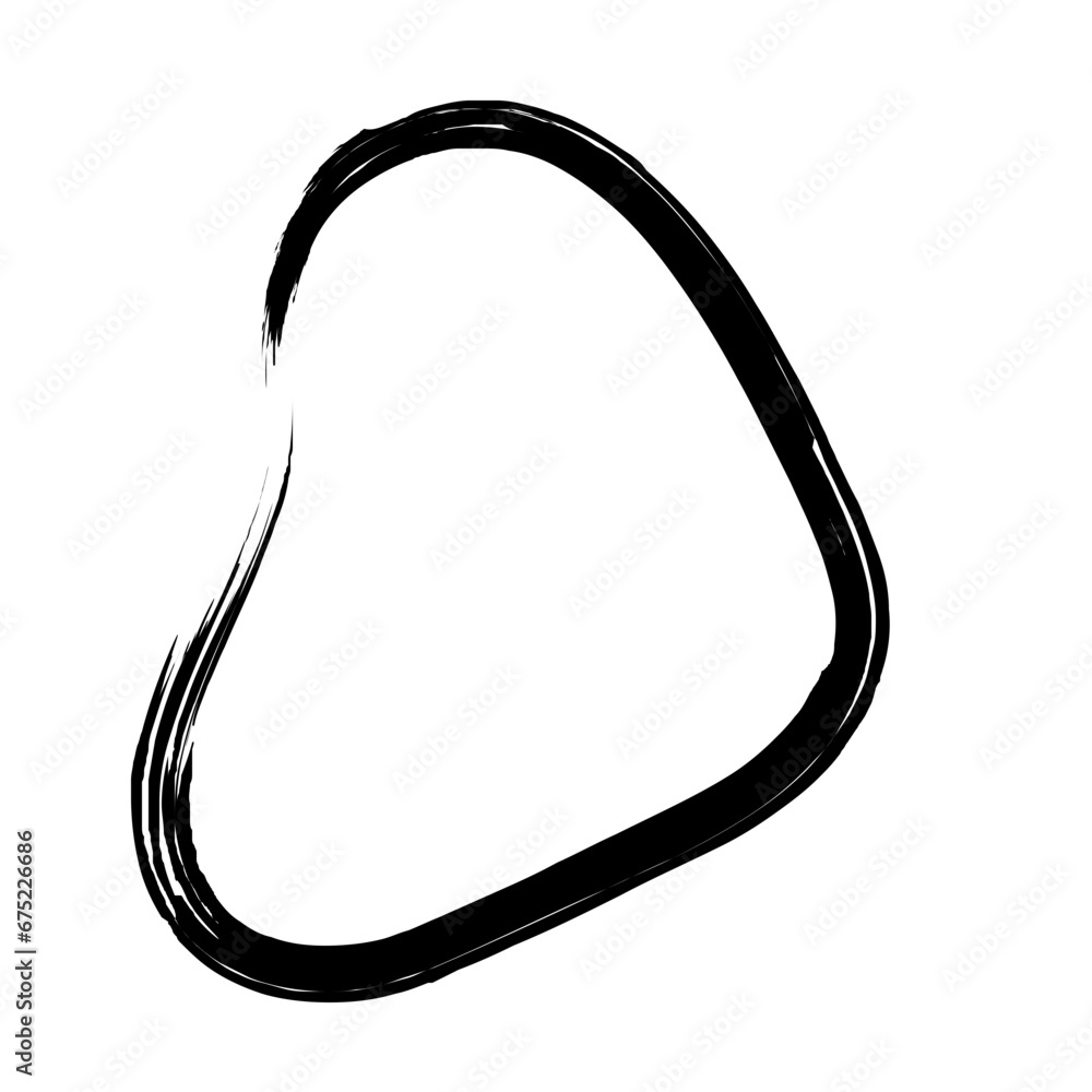 Grunge Abstract Hand Drawn Fluid Stroke Line Shape Grunge Abstract Hand Drawn Fluid Stroke Line Shape