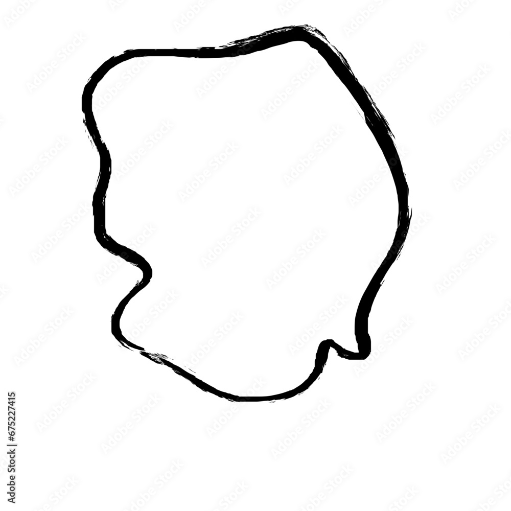 Grunge Abstract Hand Drawn Fluid Stroke Line Shape Grunge Abstract Hand Drawn Fluid Stroke Line Shape