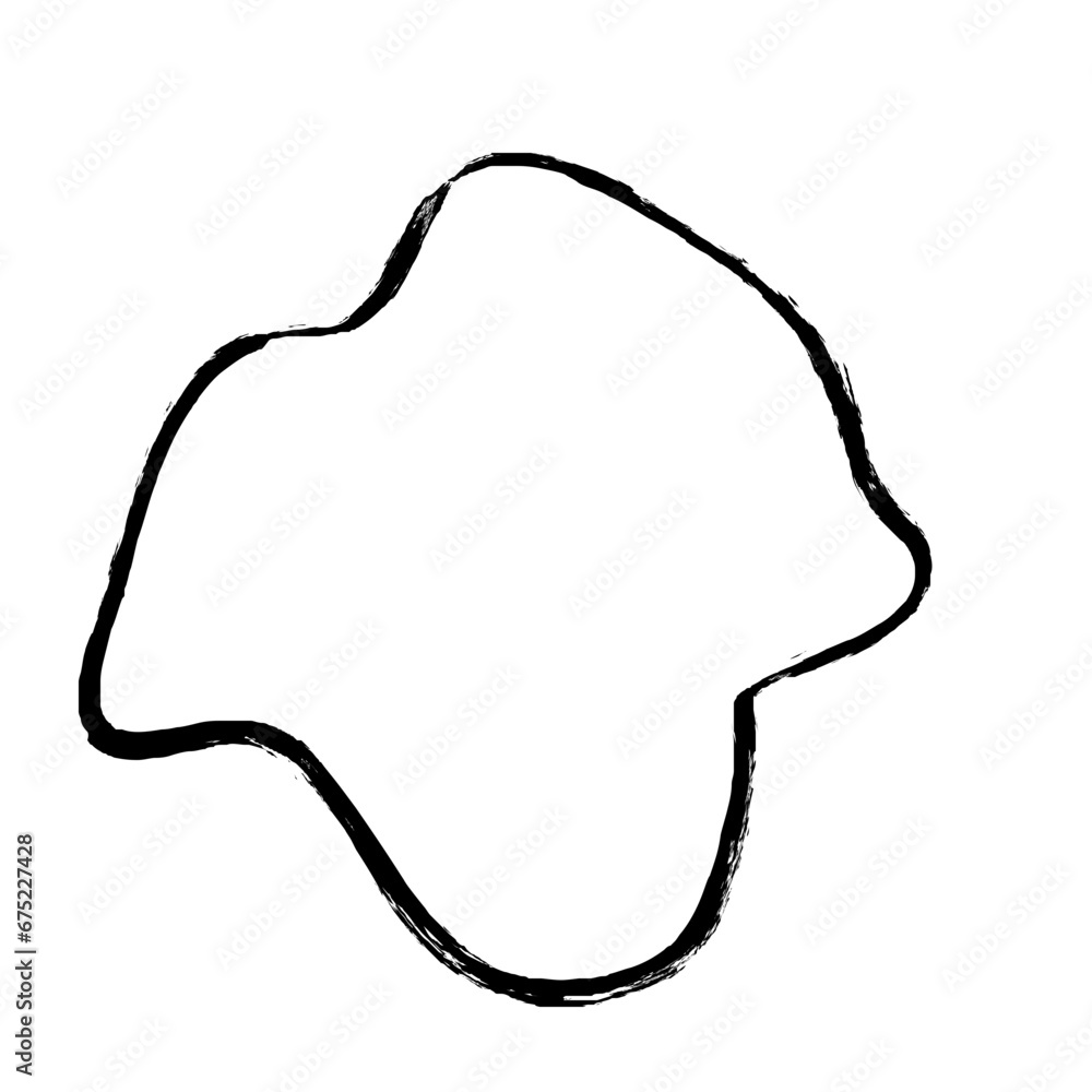 Grunge Abstract Hand Drawn Fluid Stroke Line Shape Grunge Abstract Hand Drawn Fluid Stroke Line Shape