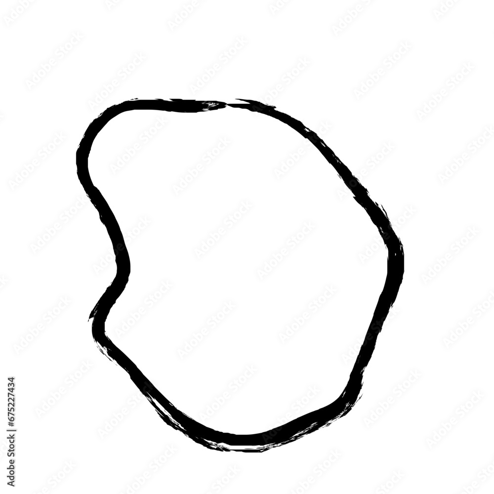 Grunge Abstract Hand Drawn Fluid Stroke Line Shape Grunge Abstract Hand Drawn Fluid Stroke Line Shape