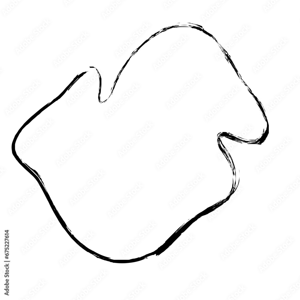 Grunge Abstract Hand Drawn Fluid Stroke Line Shape Grunge Abstract Hand Drawn Fluid Stroke Line Shape