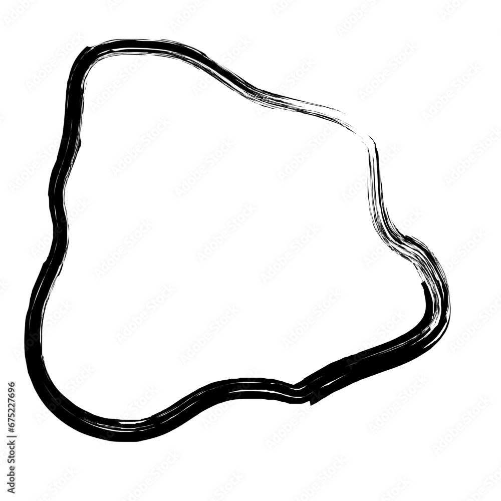 Grunge Abstract Hand Drawn Fluid Stroke Line Shape Grunge Abstract Hand Drawn Fluid Stroke Line Shape