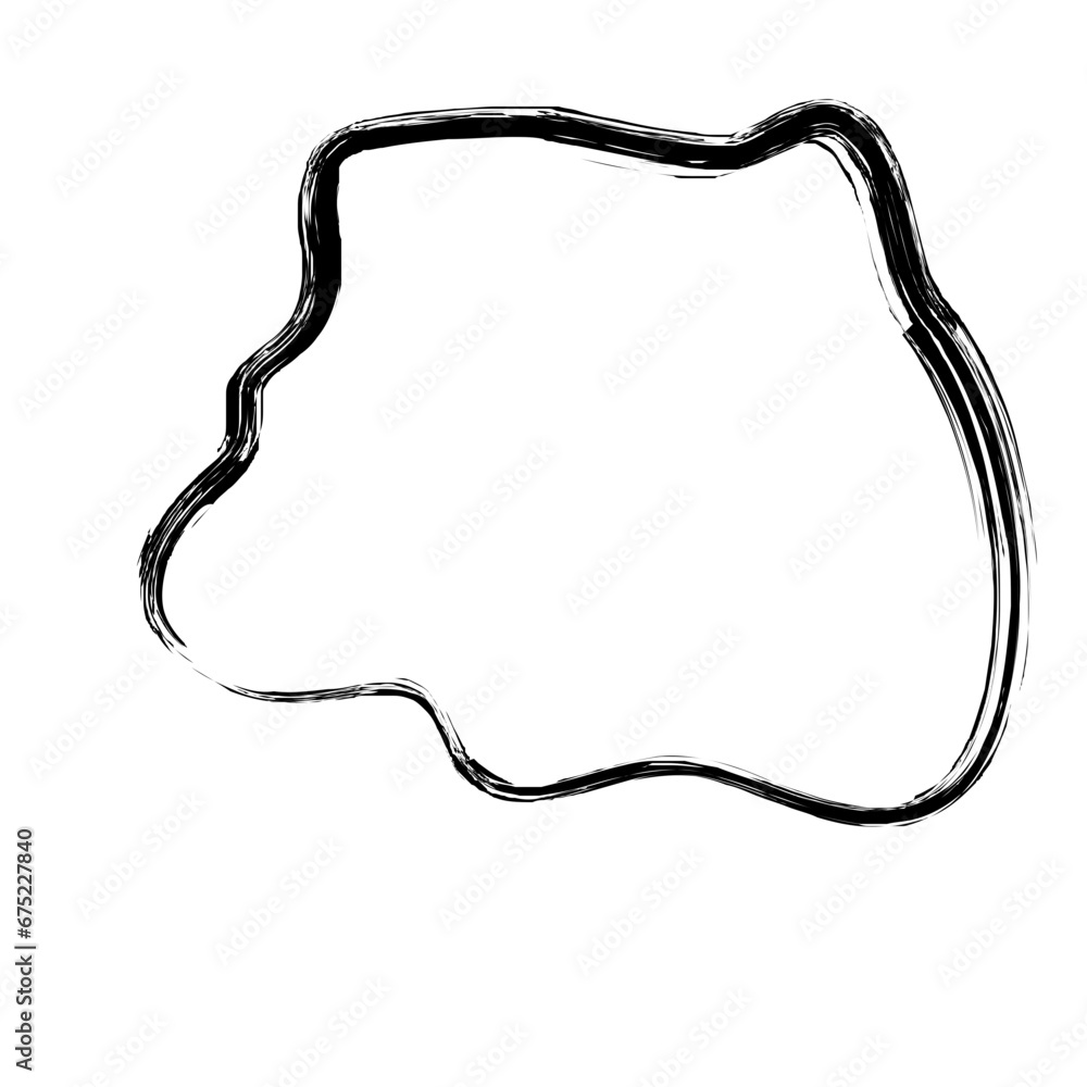 Grunge Abstract Hand Drawn Fluid Stroke Line Shape Grunge Abstract Hand Drawn Fluid Stroke Line Shape