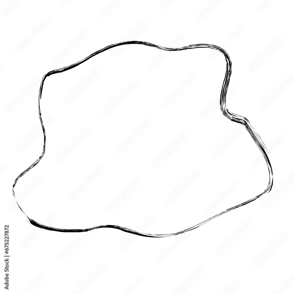 Grunge Abstract Hand Drawn Fluid Stroke Line Shape Grunge Abstract Hand Drawn Fluid Stroke Line Shape
