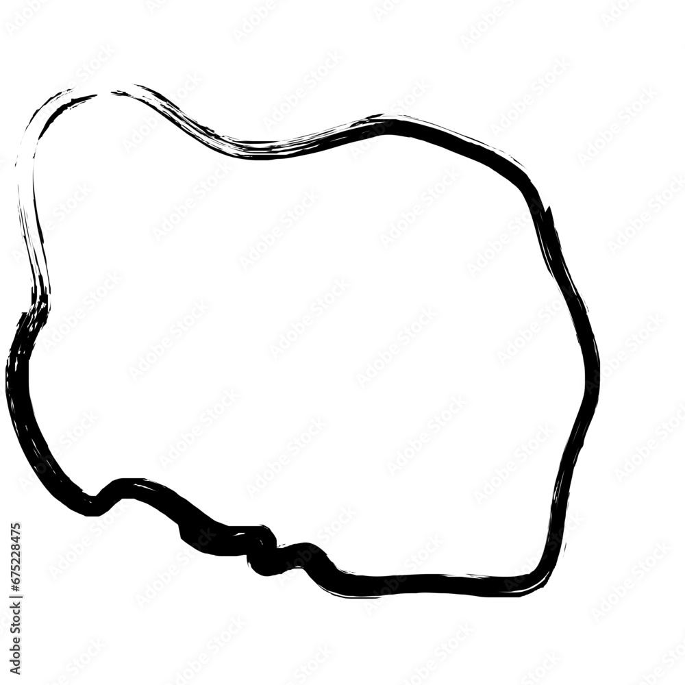 Grunge Abstract Hand Drawn Fluid Stroke Line Shape Grunge Abstract Hand Drawn Fluid Stroke Line Shape