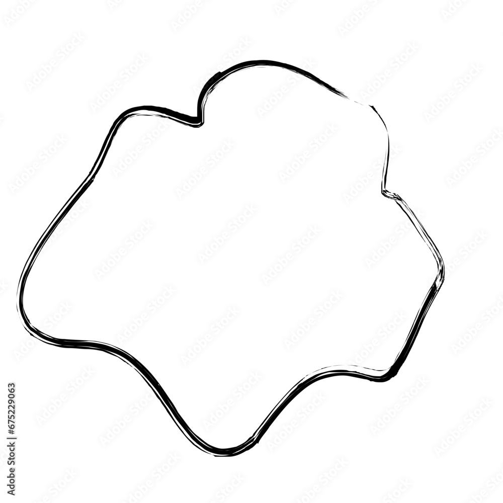 Grunge Abstract Hand Drawn Fluid Stroke Line Shape Grunge Abstract Hand Drawn Fluid Stroke Line Shape