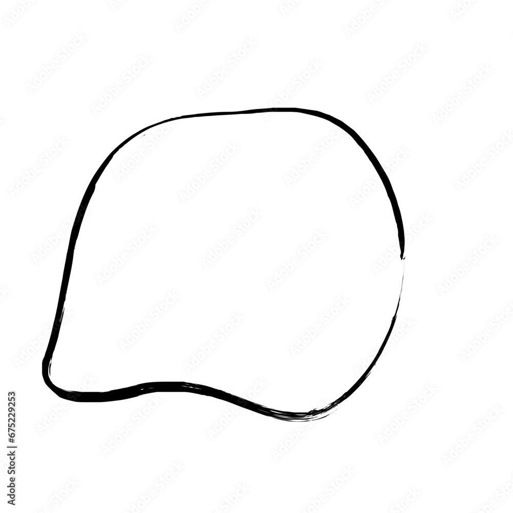 Grunge Abstract Hand Drawn Fluid Stroke Line Shape Grunge Abstract Hand Drawn Fluid Stroke Line Shape