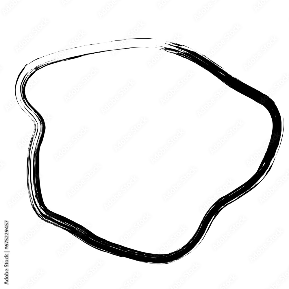 Grunge Abstract Hand Drawn Fluid Stroke Line Shape Grunge Abstract Hand Drawn Fluid Stroke Line Shape