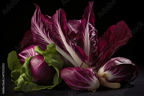 Purple lettuce photo