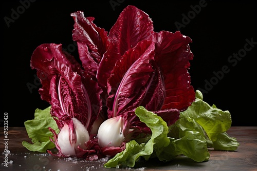 Purple lettuce photo