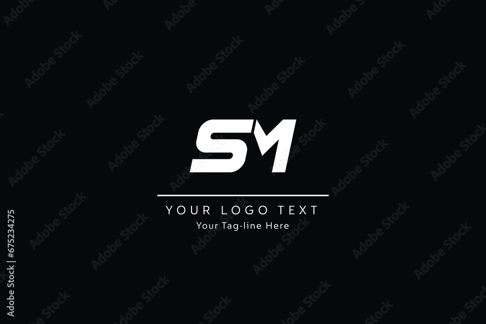 MS m s creative modern letter icon SM unique artistic logo design template MS m s creative modern letter icon SM unique artistic logo design template