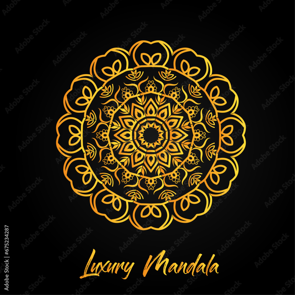 Luxury Mandala For Business Card, Brochure, Tattoo, Banner, Cover Page. Luxury Mandala For Business Card, Brochure, Tattoo, Banner, Cover Page.
