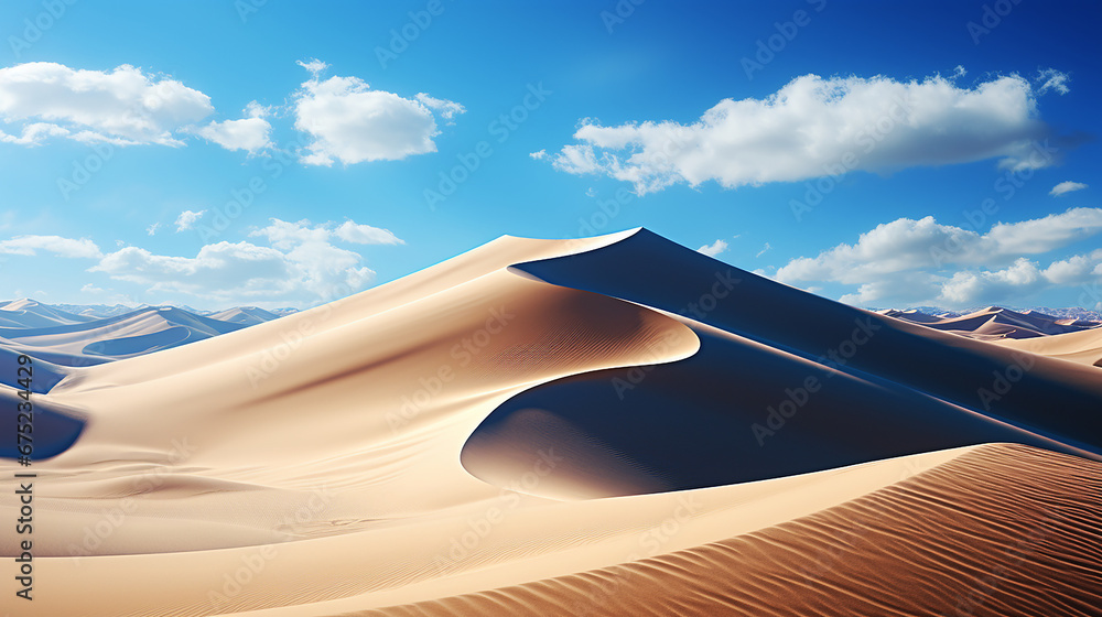 砂漠と青空(generative ai)
