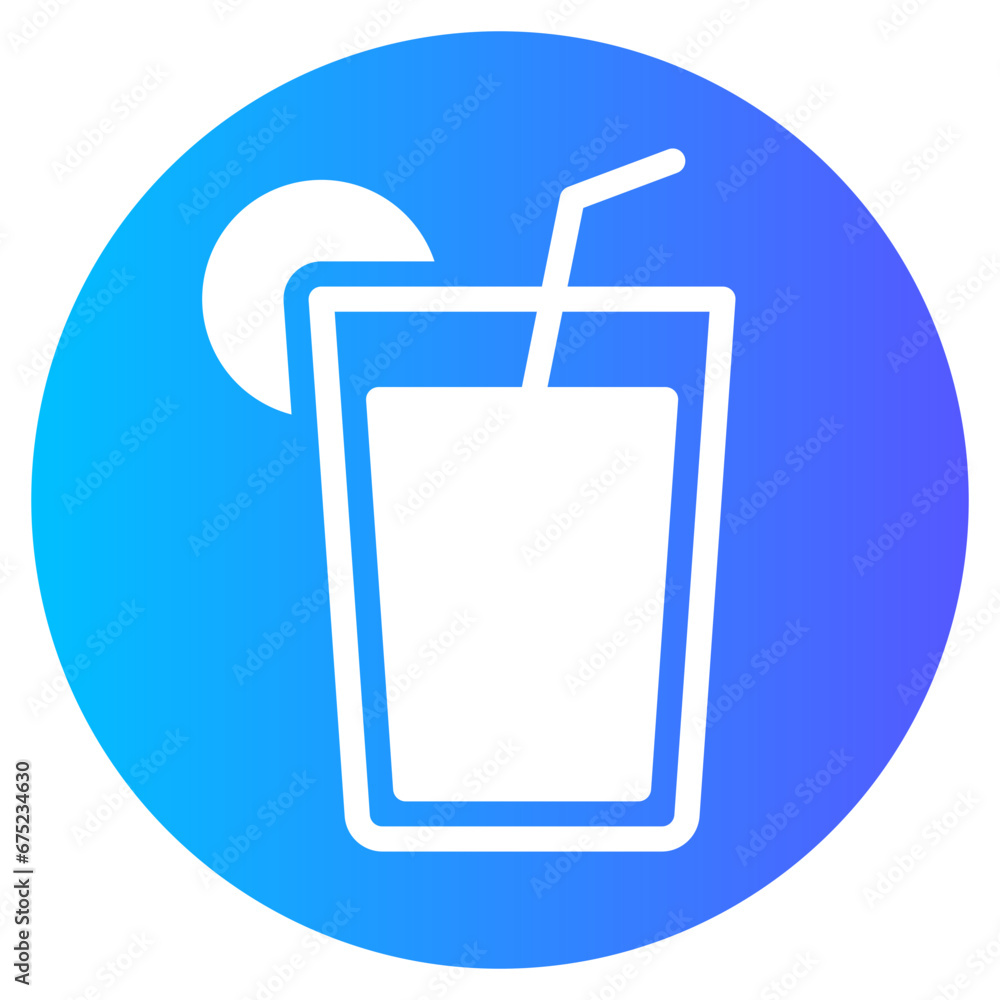 lemonade gradient icon