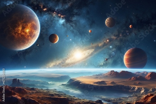 Celestial Landscapes  Galaxies  Planets  and the Futuristic Wonders of Space     A World Beyond Starscapes  Where Interstellar Journeys Unfold  Guided by Comets and Asteroids  Unveiling the Origins of t