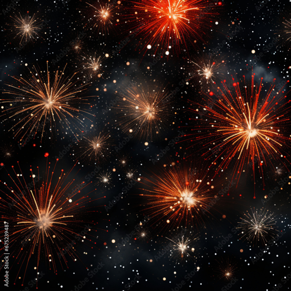 dark black background with fireworks dark black background with fireworks