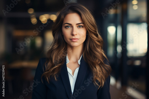 Wallpaper Mural Generative AI picture portrait of amazing confident professional worker young woman Torontodigital.ca