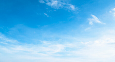 white cloud with blue sky background.