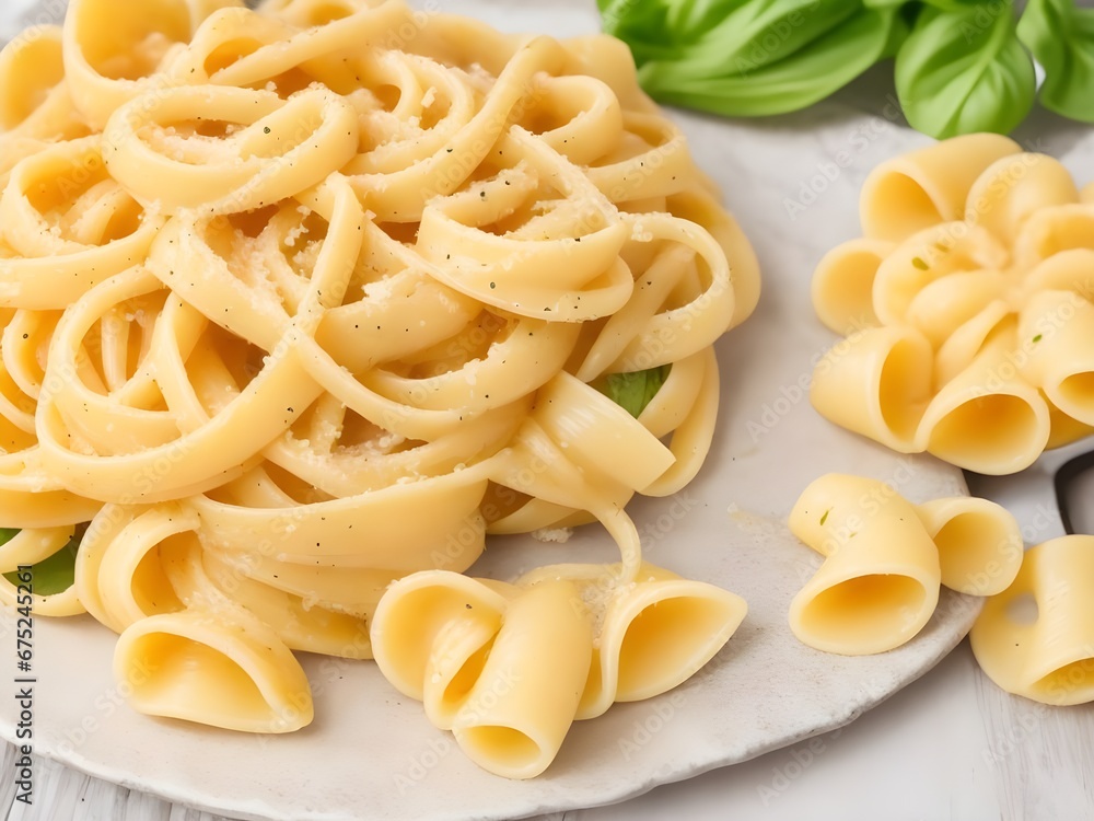 italian pasta tagliatelle  Generatd Ai