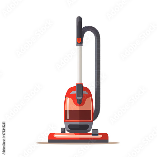 vacuum cleaner flat illustration