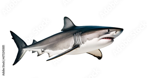 shark white background, isolate, png © gunzexx png and bg