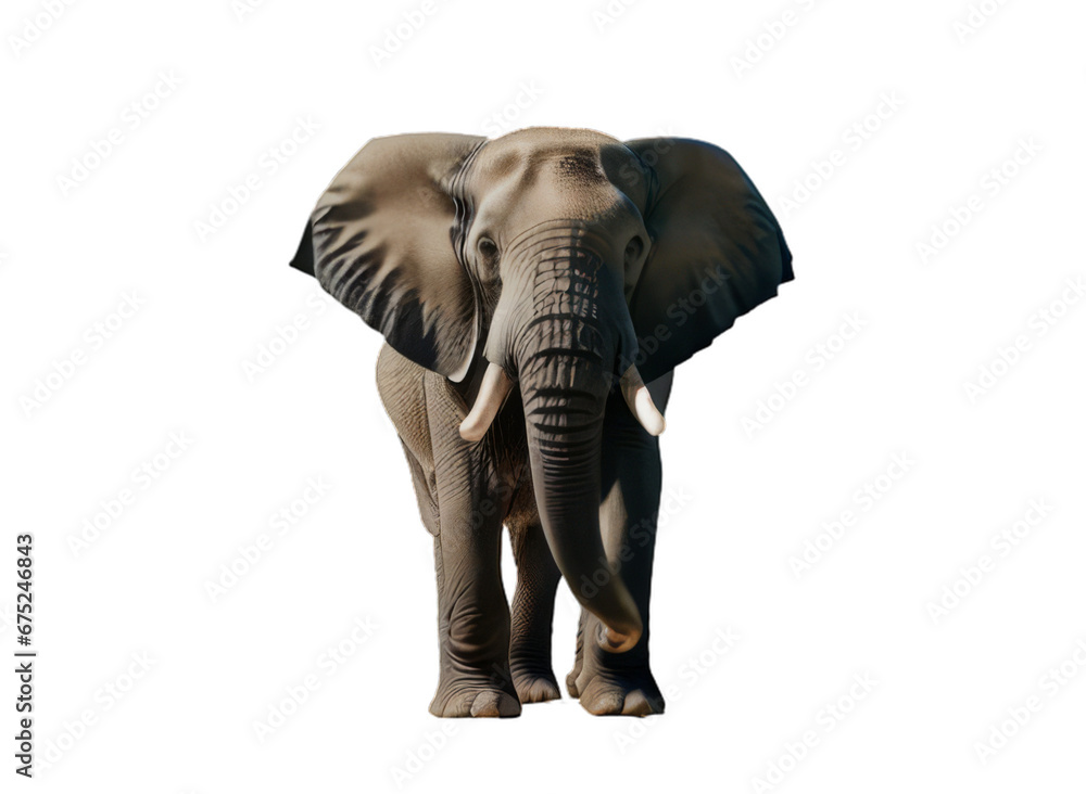 Obraz premium elephant white background, isolate, png