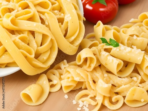 pasta with sauce Generatd Ai