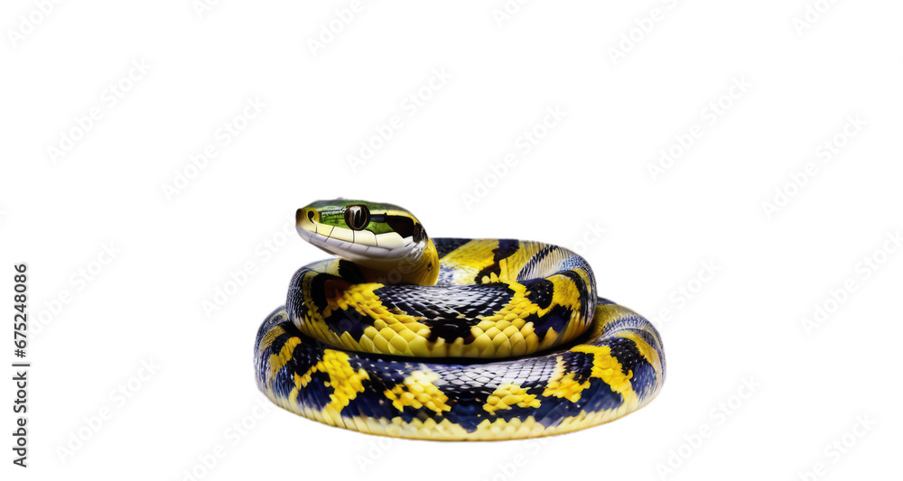 Obraz premium snake white background, isolate, png