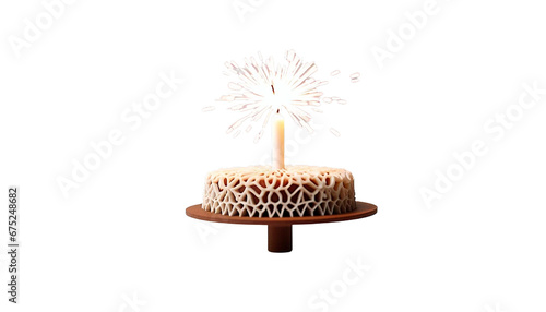 A 3d orint holder for sparkler to make them. photo