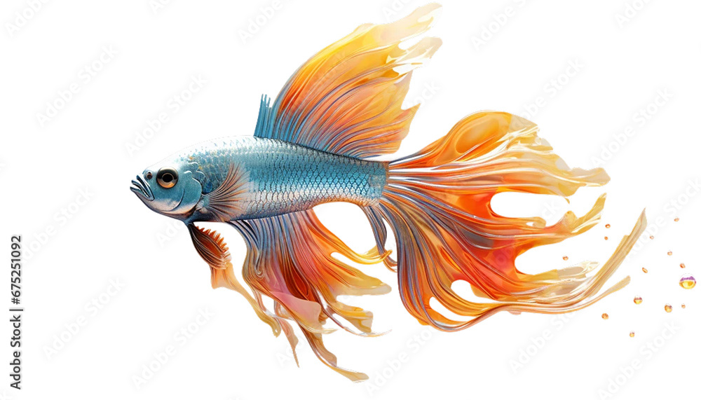 Fototapeta premium A 3d Guppy