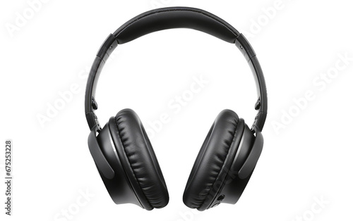 Active Noise Reduction Headphones on Transparent Background