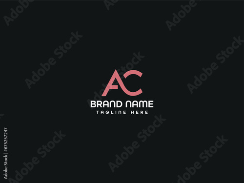 A C letter logo design 