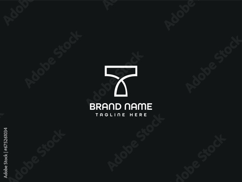 T letter logo design 