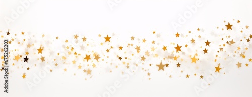 gold stars on white background  blurred imagery  playful whimsy  blurry details