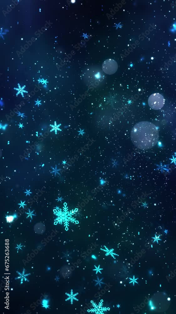 Mobile Vertical Resolution 1080x1920 Pixels, Christmas Magic Snow and Snowflakes Glitters Background with Seamless Loop, Vertical Resolution, Works great for Mobile Videos Mobile Vertical Resolution 1080x1920 Pixels, Christmas Magic Snow and Snowflakes Glitters Background with Seamless Loop, Vertical Resolution, Works great for Mobile Videos