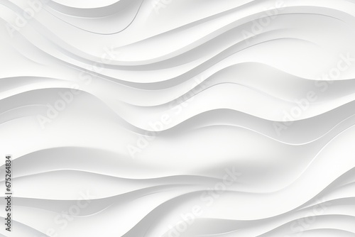 white and light gray abstract wave modern background illustration. Seamless pattern. Generative AI