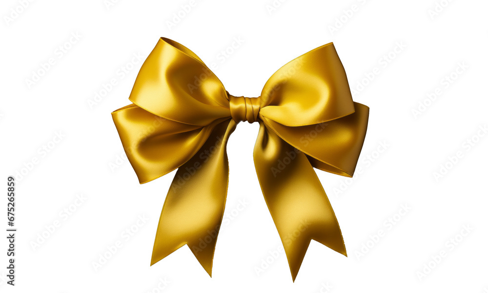 Lazo dorado de regalo. Lazo dorado de regalo.